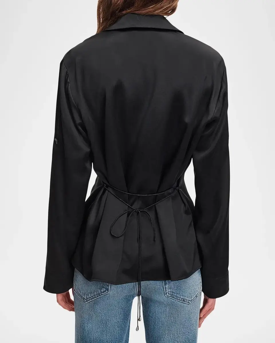 rag & bone Sonny Silk Blouse | Thumbnail 3