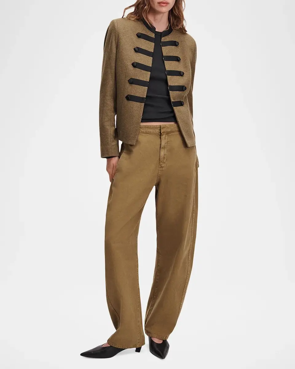 rag & bone Vito Cotton Barrel-Leg Pants | Thumbnail 2