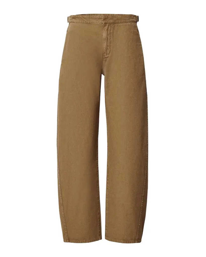 Vito Cotton Barrel-Leg Pants Vito Cotton Barrel-Leg Pants