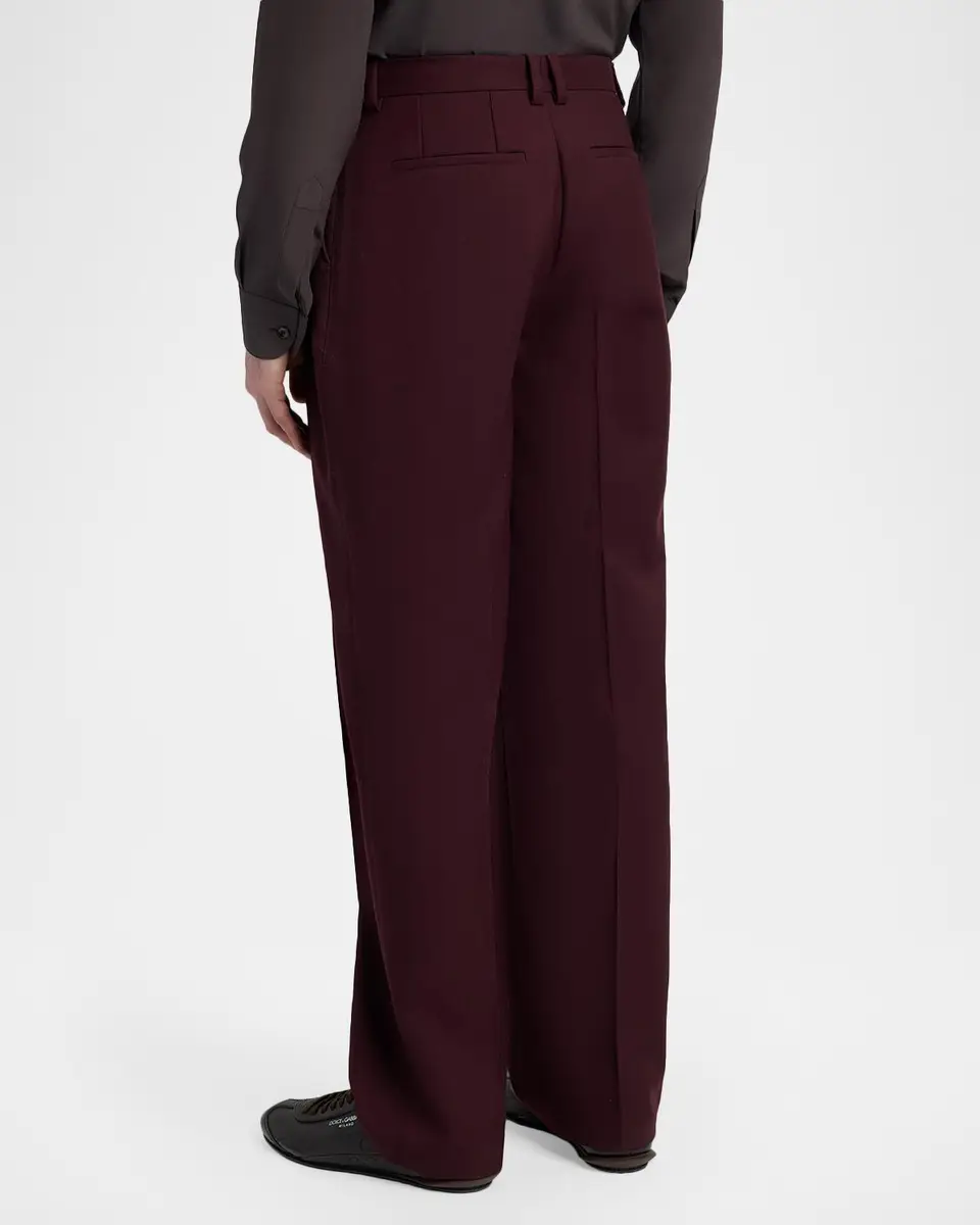 Dolce & Gabbana Men's Wool Gabardina Lana Pants | Thumbnail 3 Dolce & Gabbana Men's Wool Gabardina Lana Pants | Thumbnail 3