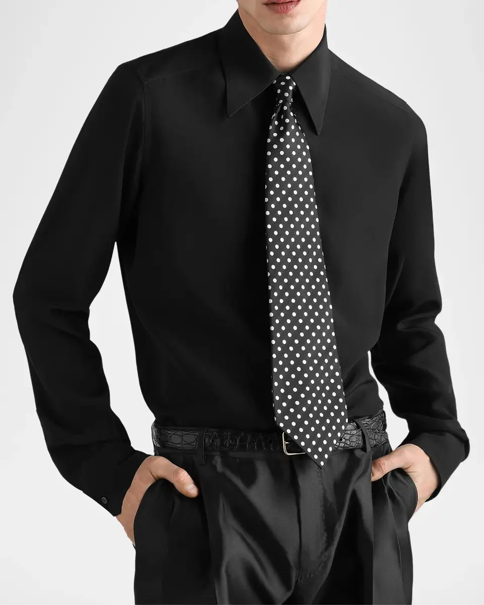 Dolce & Gabbana Silk Georgette Shirt | Thumbnail 4