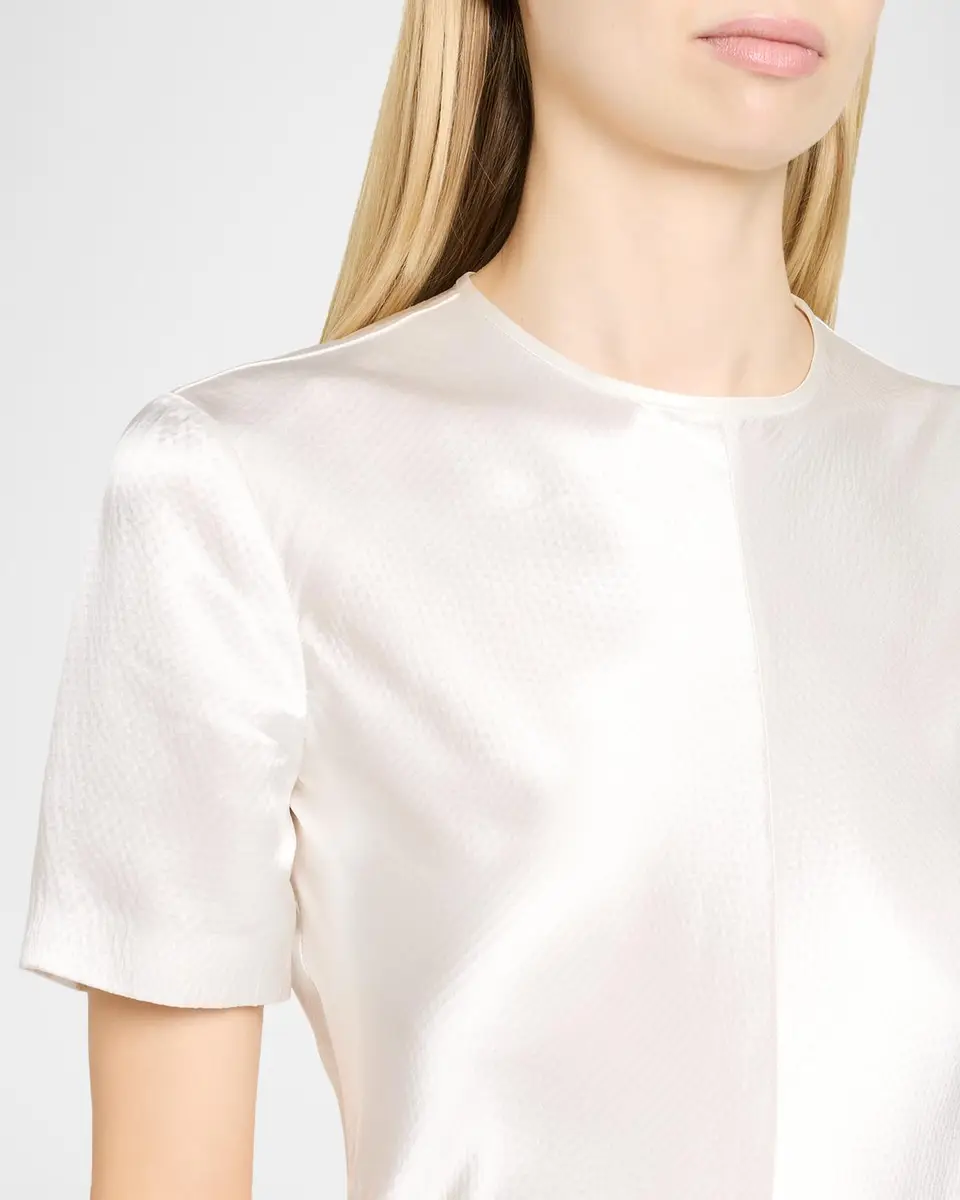 FFORME Akriti Hammered Satin Short-Sleeve Maxi Dress | Thumbnail 5 FFORME Akriti Hammered Satin Short-Sleeve Maxi Dress | Thumbnail 5