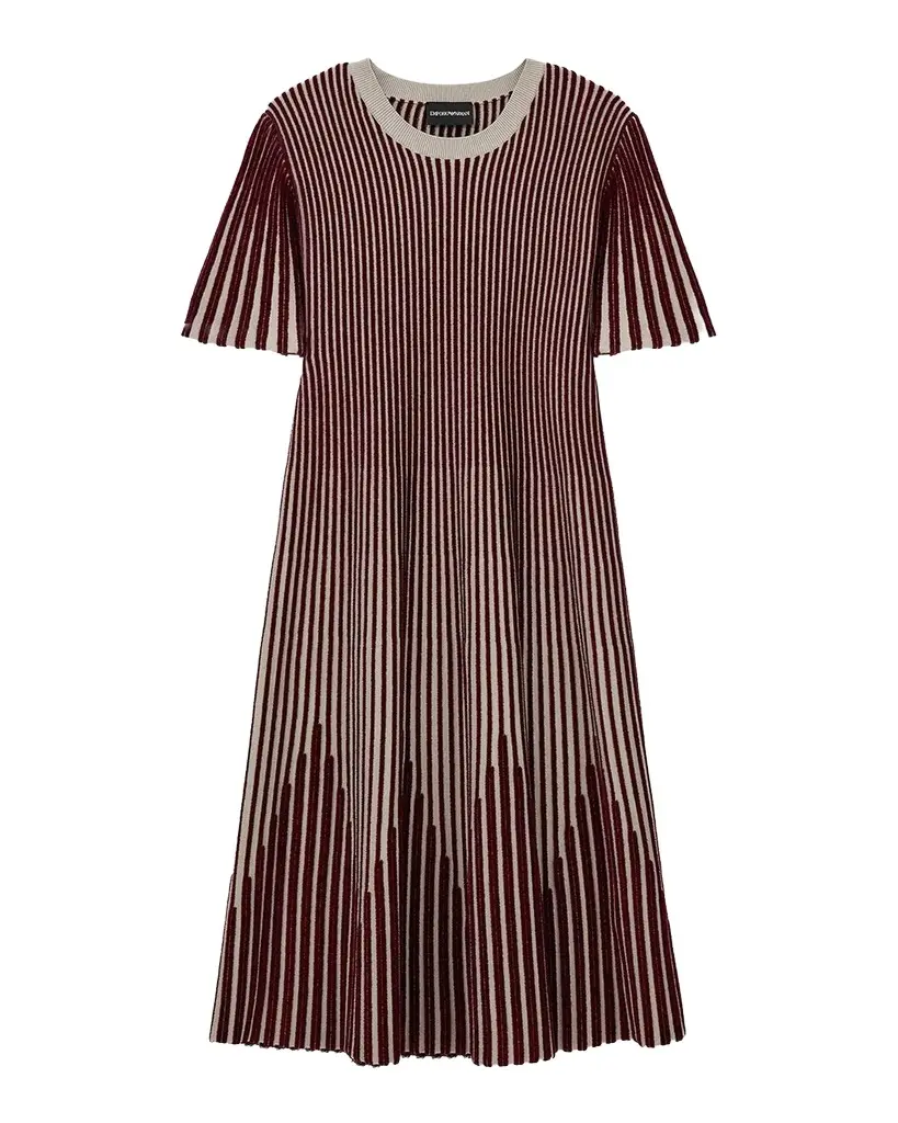 Striped A-Line Dress Striped A-Line Dress