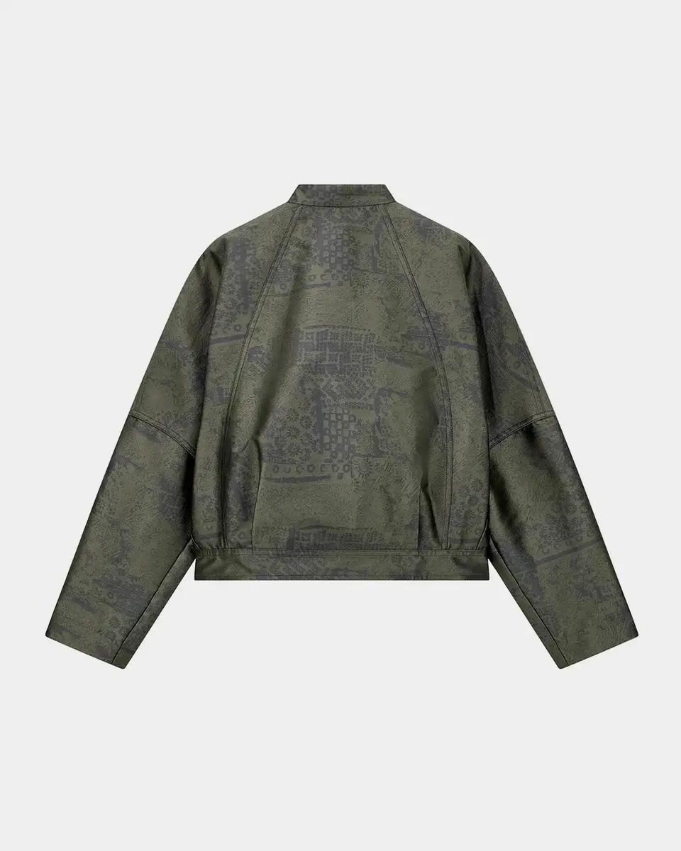 Emporio Armani Caban Abstract Jacquard Coat | Thumbnail 2 Emporio Armani Caban Abstract Jacquard Coat | Thumbnail 2