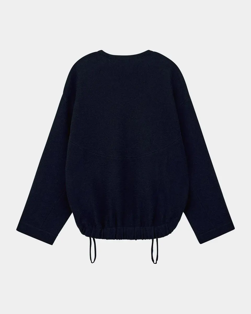 Emporio Armani Drawstring Virgin Wool-Cashmere Sweater | Thumbnail 3 Emporio Armani Drawstring Virgin Wool-Cashmere Sweater | Thumbnail 3