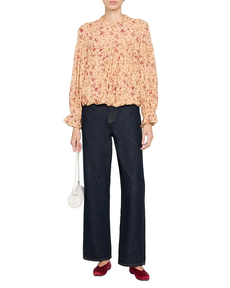 Ulla Johnson Pearl Silk Chiffon Blouse | Thumbnail 6 Ulla Johnson Pearl Silk Chiffon Blouse | Thumbnail 6