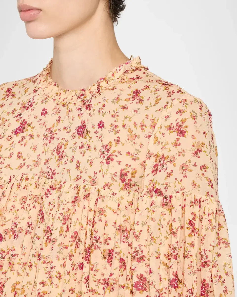 Ulla Johnson Pearl Silk Chiffon Blouse | Thumbnail 8 Ulla Johnson Pearl Silk Chiffon Blouse | Thumbnail 8