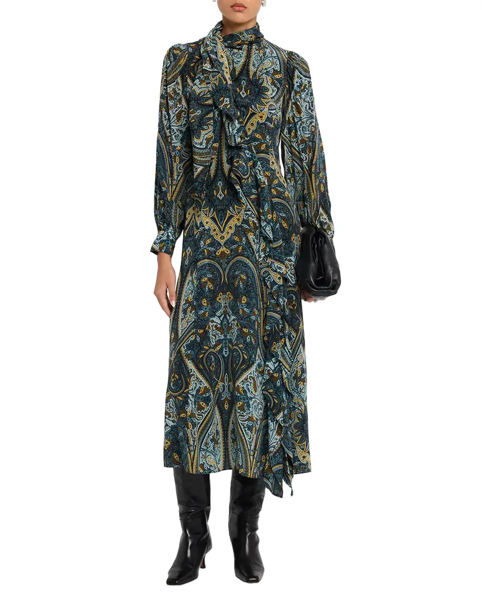 Ulla Johnson Sabrina Long-Sleeve Silk Maxi Dress | Thumbnail 6