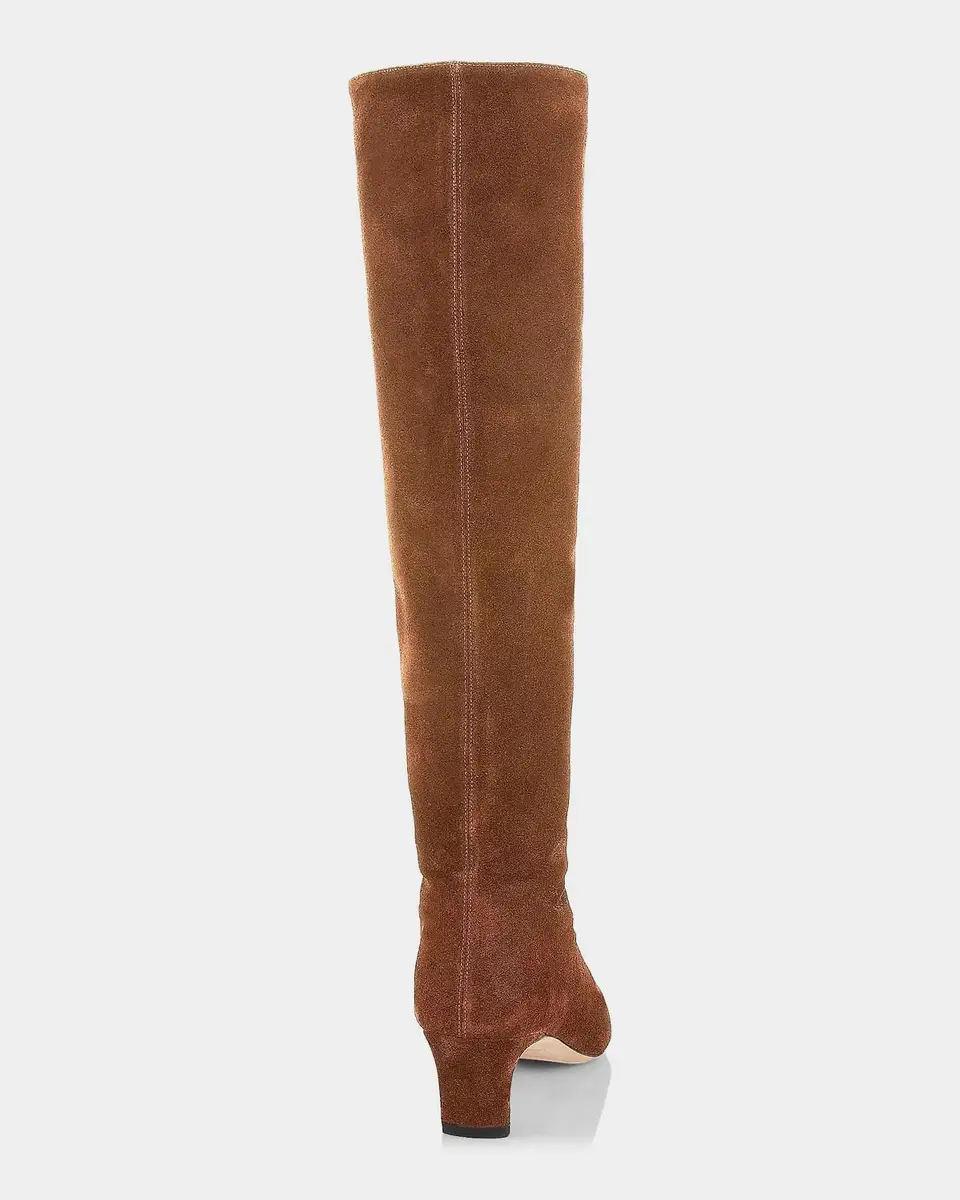 Staud Wally Suede Knee-High Boots | Thumbnail 2 Staud Wally Suede Knee-High Boots | Thumbnail 2
