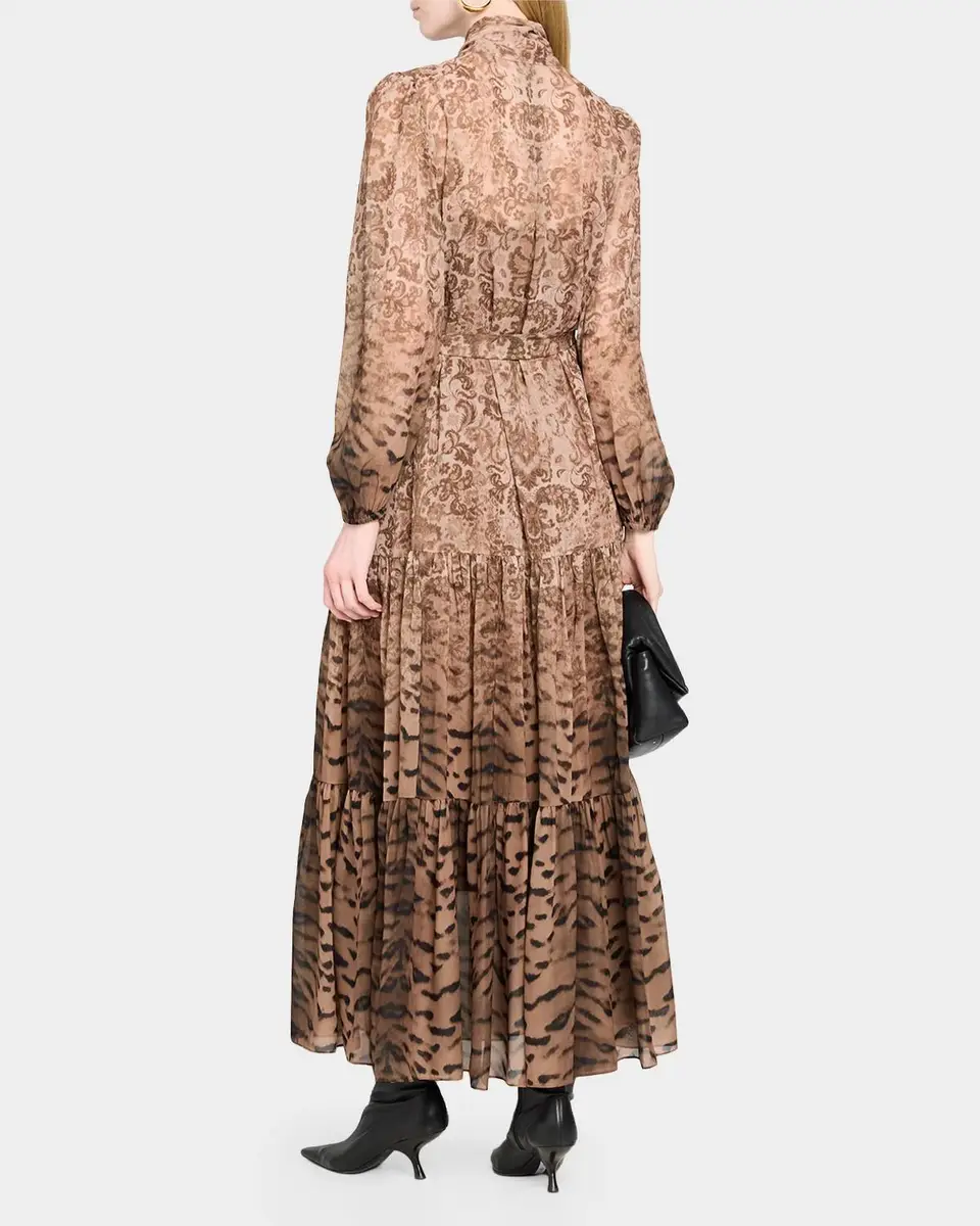 Kobi Halperin Oak Tiered Mixed-Print Maxi Dress | Thumbnail 3 Kobi Halperin Oak Tiered Mixed-Print Maxi Dress | Thumbnail 3