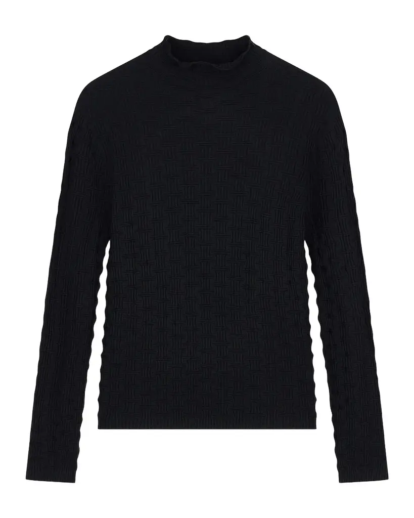 Rolled-Neck Ribbed Sweater Rolled-Neck Ribbed Sweater