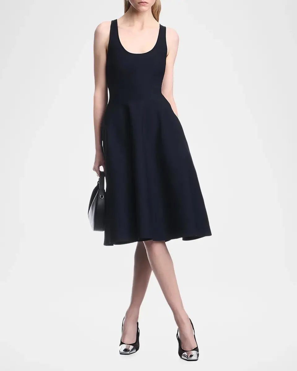 Emporio Armani A-Line Knee-Length Dress | Thumbnail 2