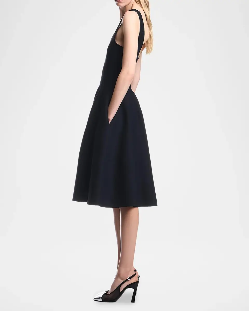 Emporio Armani A-Line Knee-Length Dress | Thumbnail 5