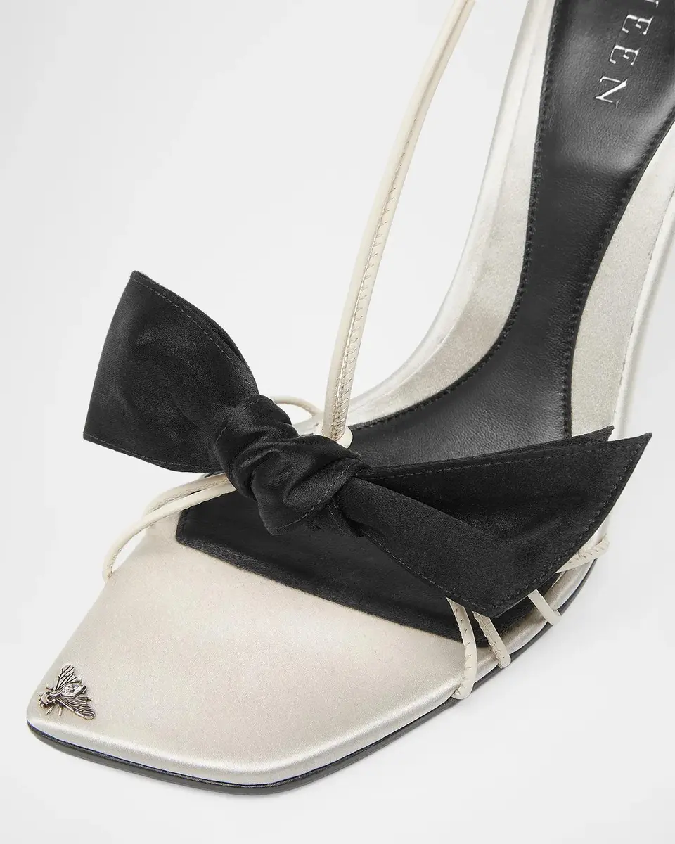 Alexander McQueen 110mm Koko Strappy Leather Wedge Sandals | Thumbnail 2