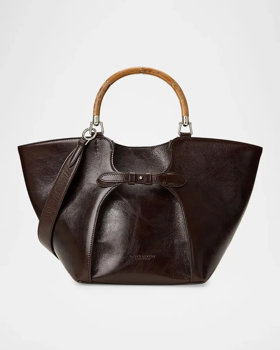 Ralph Lauren Collection The Ralph Washed Leather Tote | Thumbnail 3