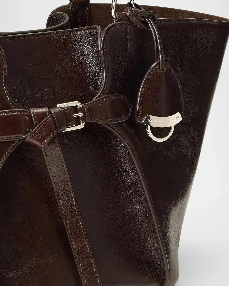 Ralph Lauren Collection The Ralph Washed Leather Tote | Thumbnail 5