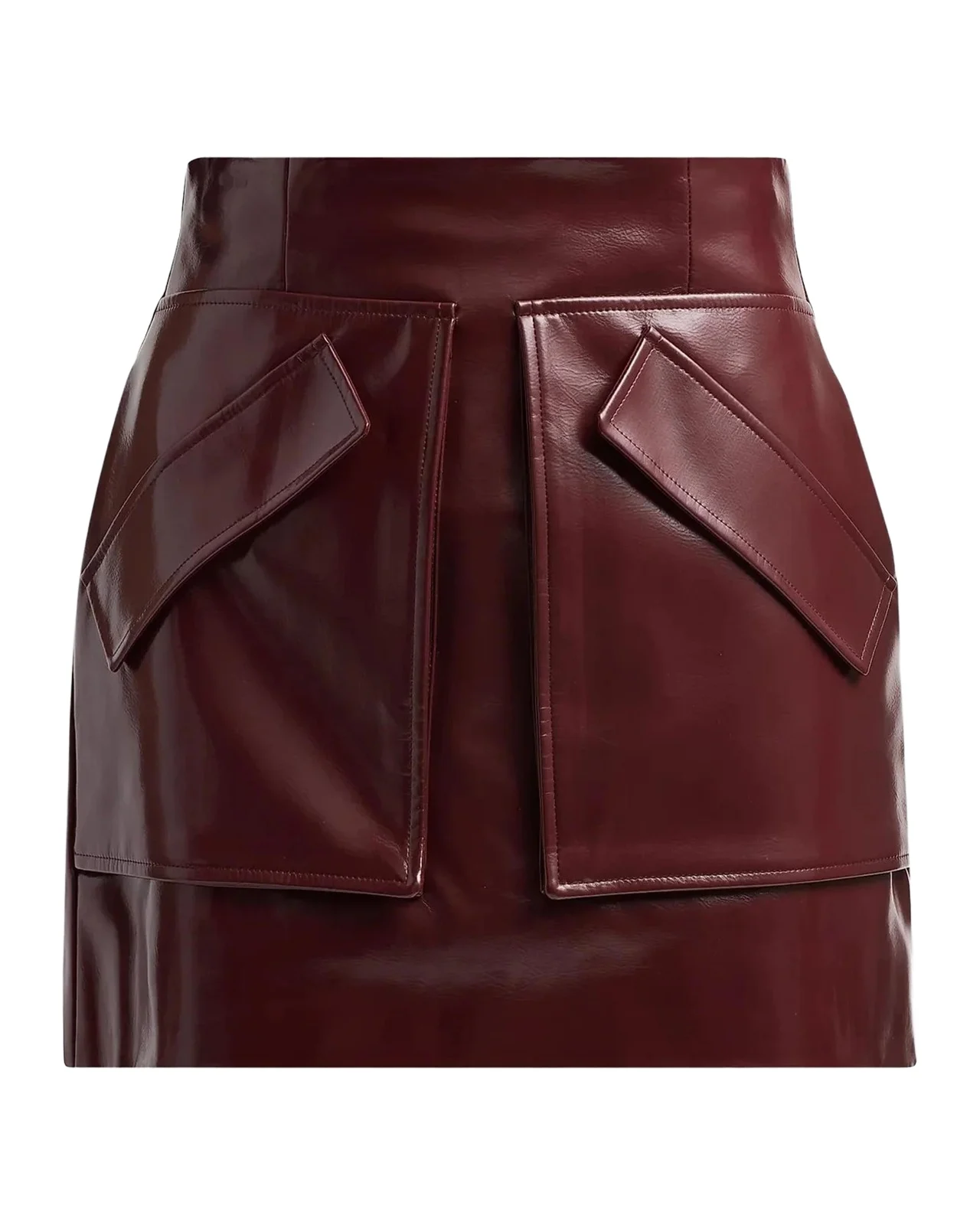 Cherry Faux Leather Mini Skirt Cherry Faux Leather Mini Skirt