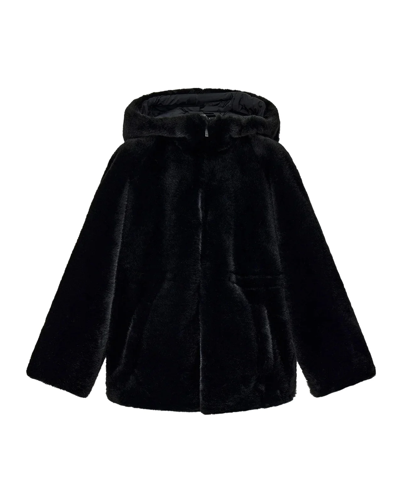 Emporio Armani Faux-Fur Caban Coat