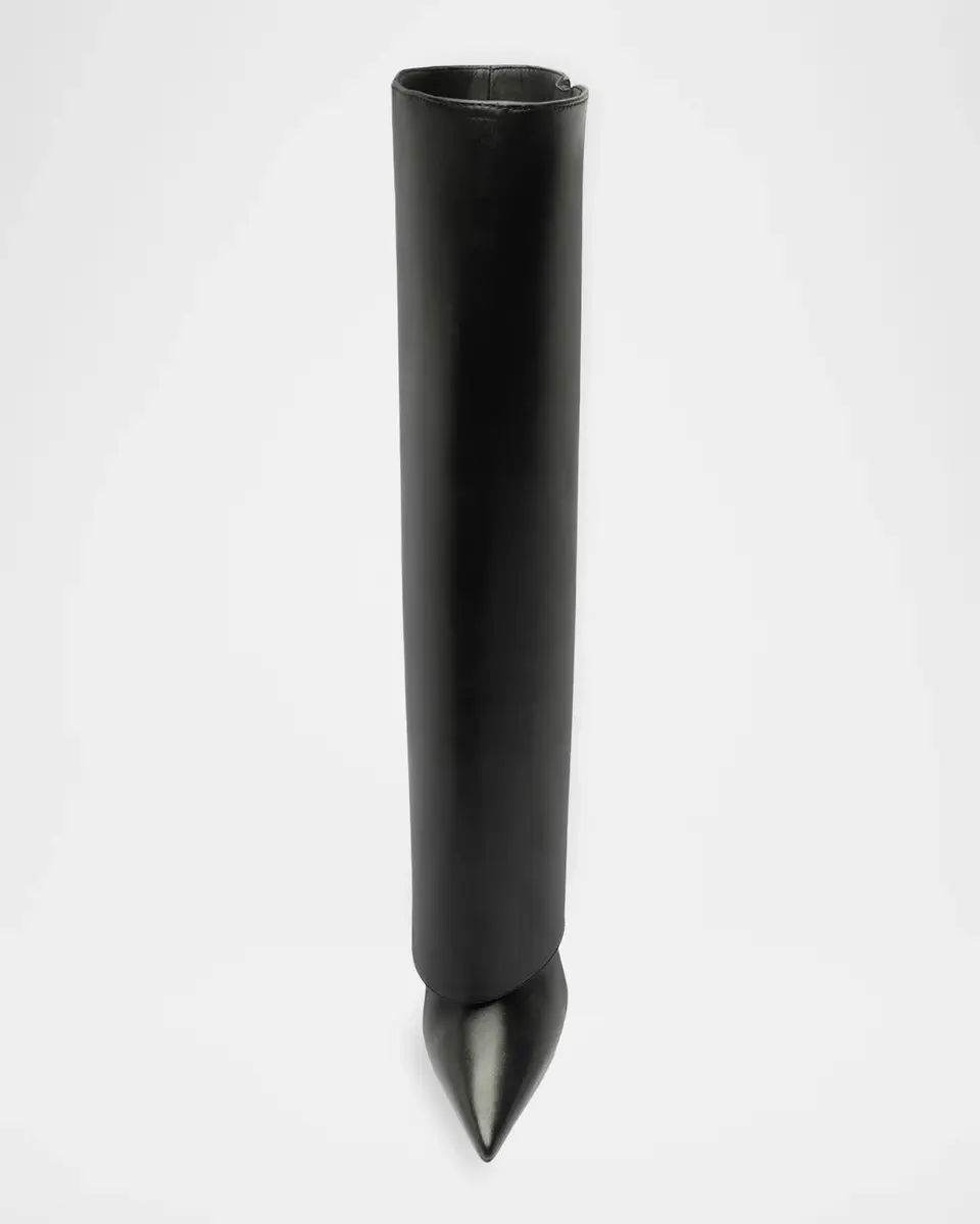 Alexandre Birman 100mm Holly Leather Knee-High Boots | Thumbnail 4 Alexandre Birman 100mm Holly Leather Knee-High Boots | Thumbnail 4