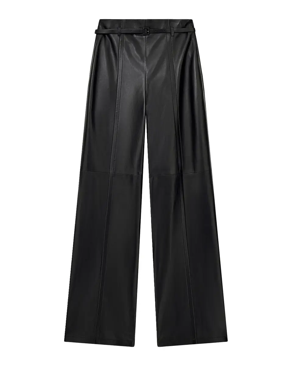 Emporio Armani Leather Trousers | Thumbnail 3