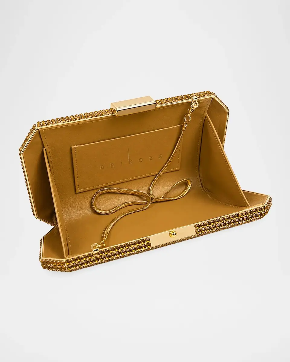 Ahikoza Madison Crystal Geometric Clutch Bag | Thumbnail 3 Ahikoza Madison Crystal Geometric Clutch Bag | Thumbnail 3