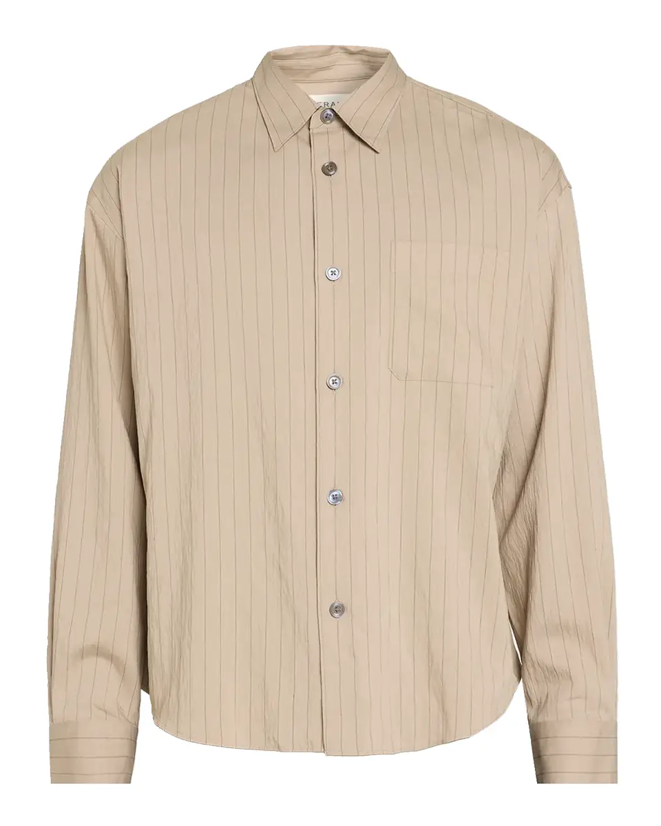 Frame Men's Hairline Stripe Button-Front Shirt | Thumbnail 5