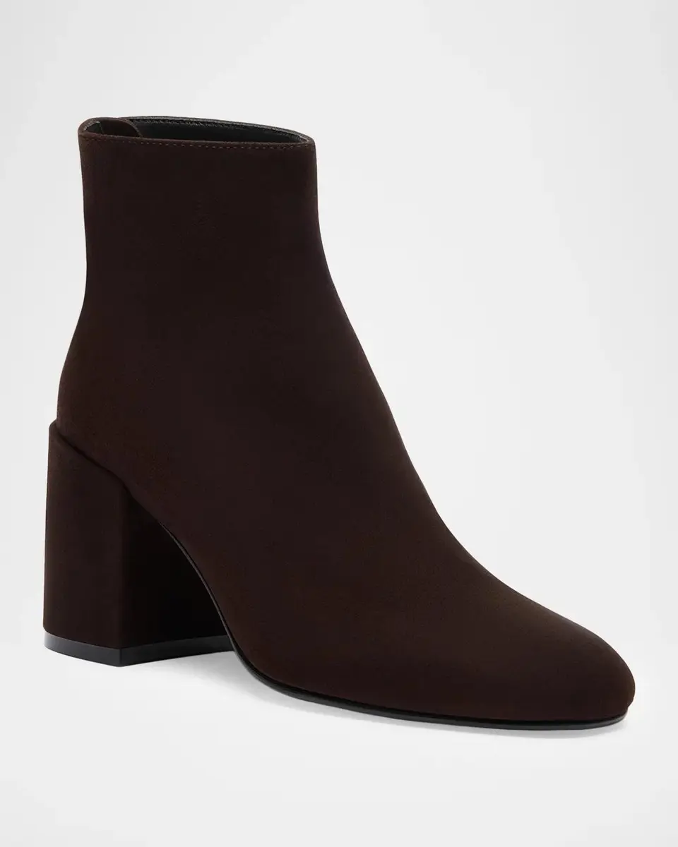 Stuart Weitzman Bacari 75MM Suede Ankle Boots | Thumbnail 2 Stuart Weitzman Bacari 75MM Suede Ankle Boots | Thumbnail 2