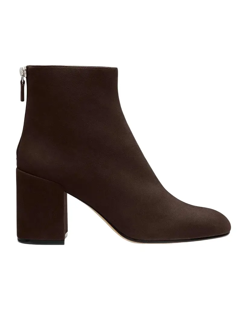 Stuart Weitzman Bacari 75MM Suede Ankle Boots