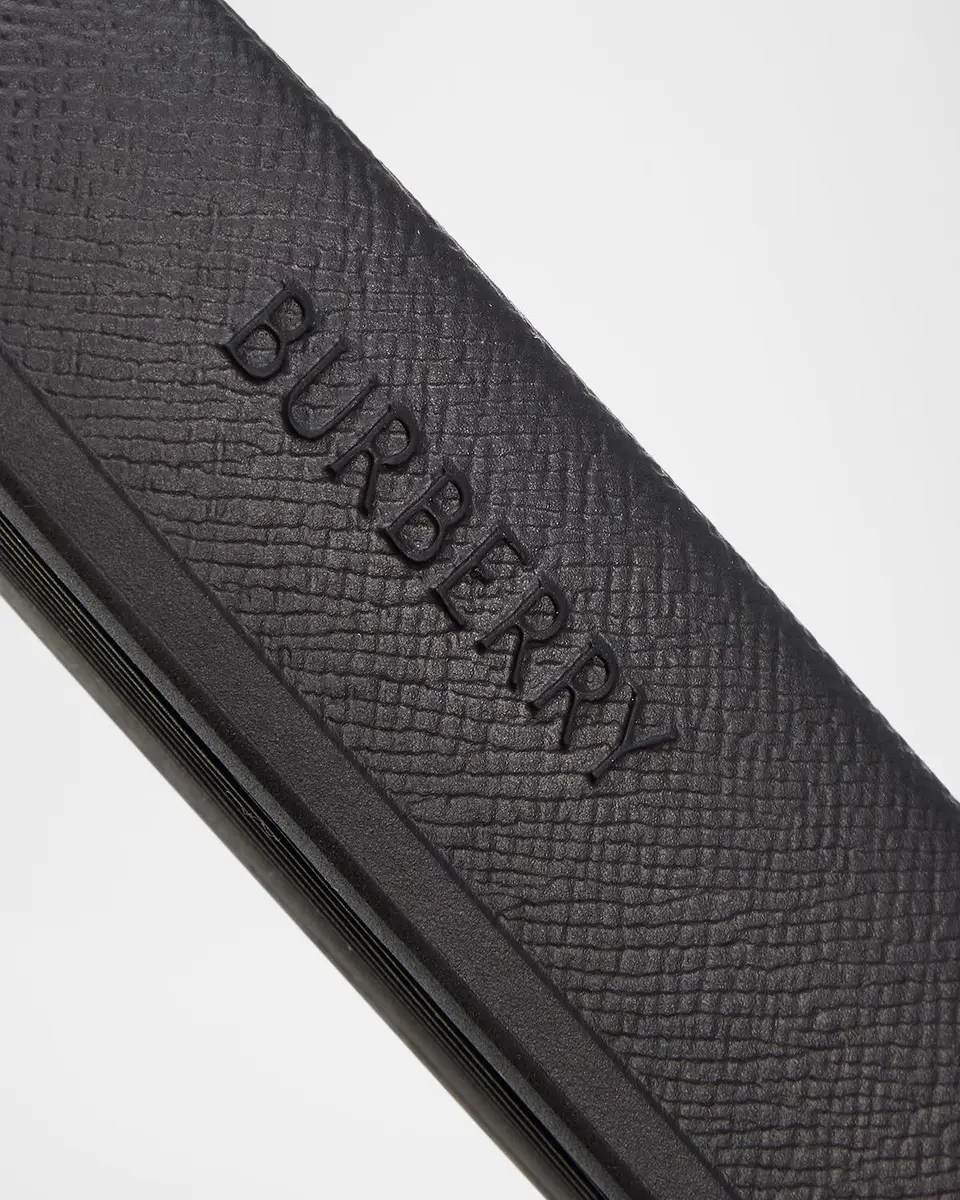 Burberry Men's Check Slides | Thumbnail 5 Burberry Men's Check Slides | Thumbnail 5