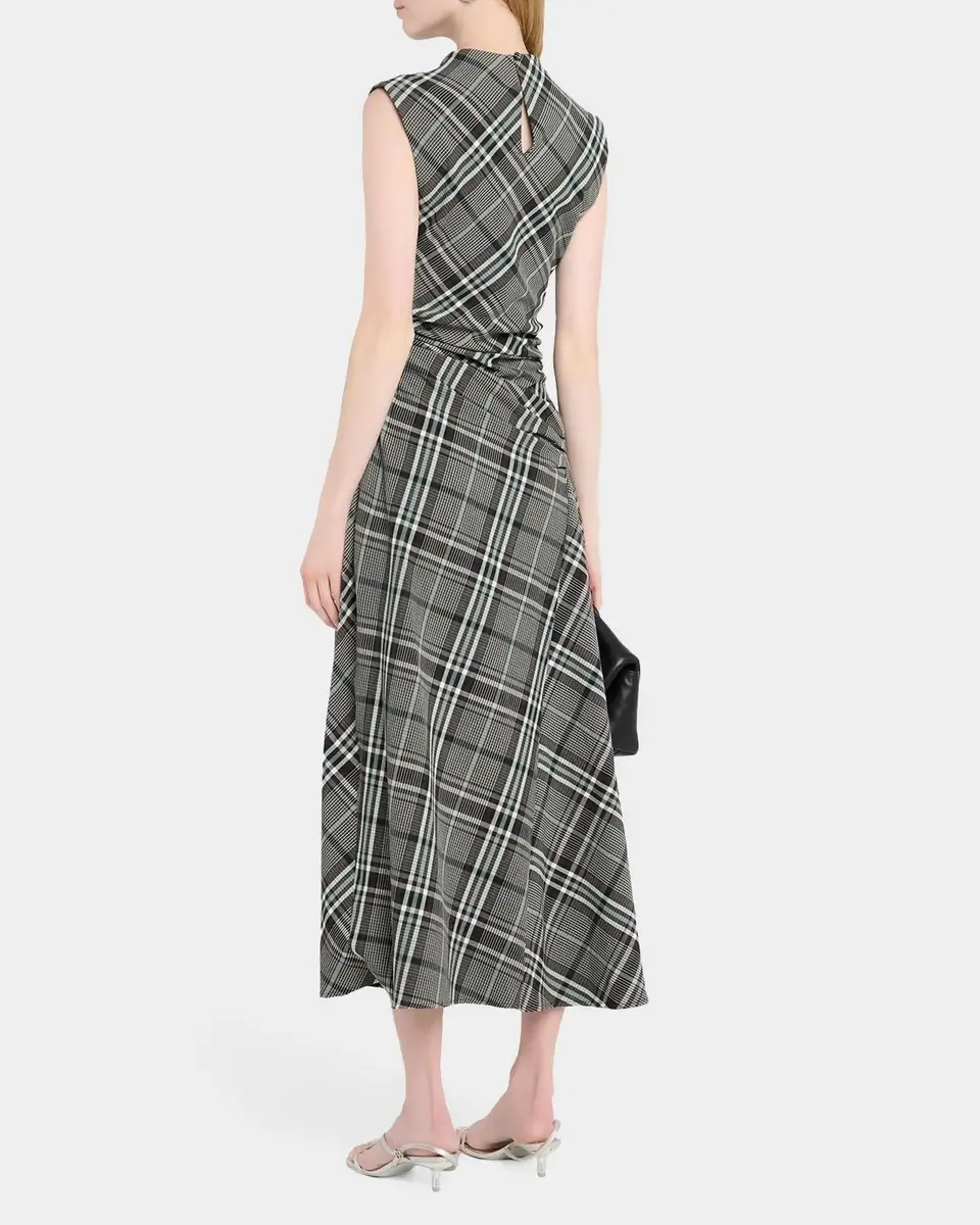 Simkhai Burke Plaid Cowl-Neck Maxi Dress | Thumbnail 3 Simkhai Burke Plaid Cowl-Neck Maxi Dress | Thumbnail 3