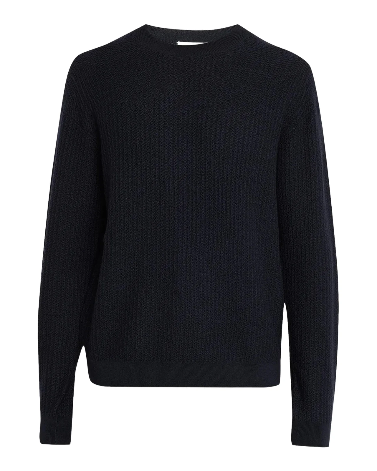 Frame Textured Wool Crewneck Sweater