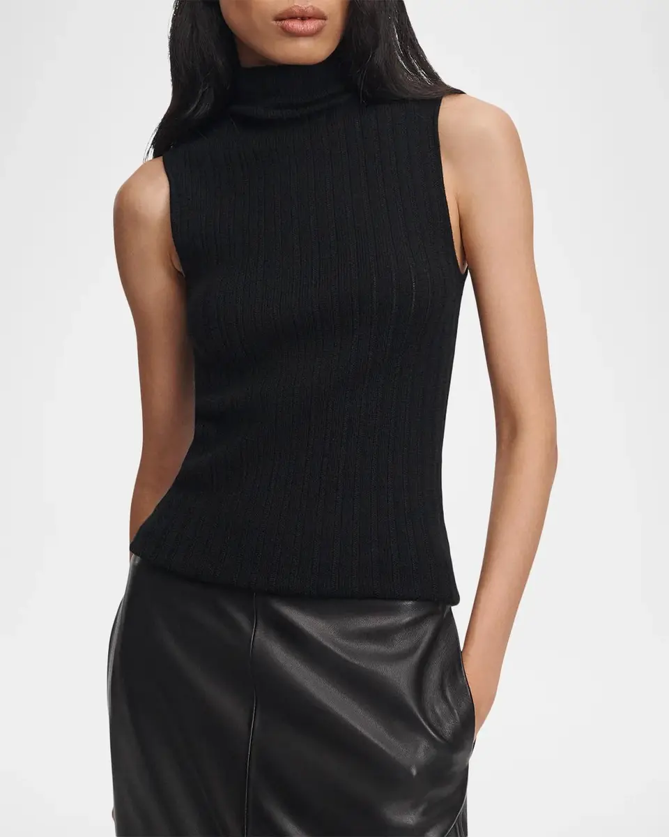 rag & bone Rhodes Sleeveless Ribbed Mock-Neck Top | Thumbnail 4 rag & bone Rhodes Sleeveless Ribbed Mock-Neck Top | Thumbnail 4