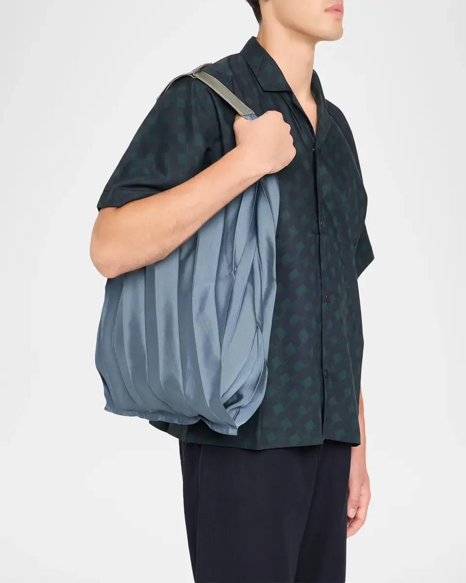 IM MEN Men's Guru Guru Packable Pleated Tote Bag | Thumbnail 7 IM MEN Men's Guru Guru Packable Pleated Tote Bag | Thumbnail 7