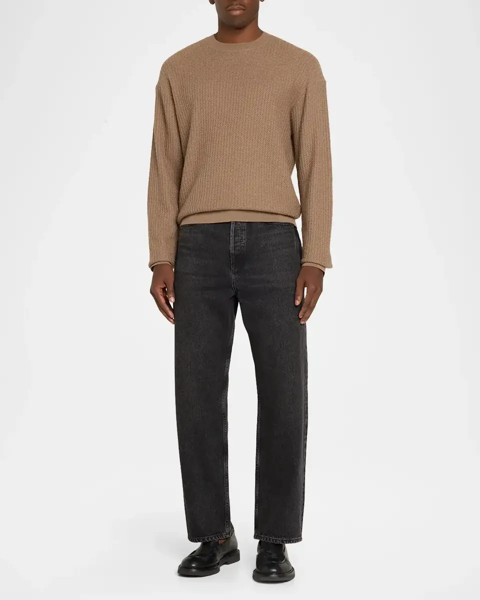 Frame Textured Wool Crewneck Sweater | Thumbnail 2 Frame Textured Wool Crewneck Sweater | Thumbnail 2