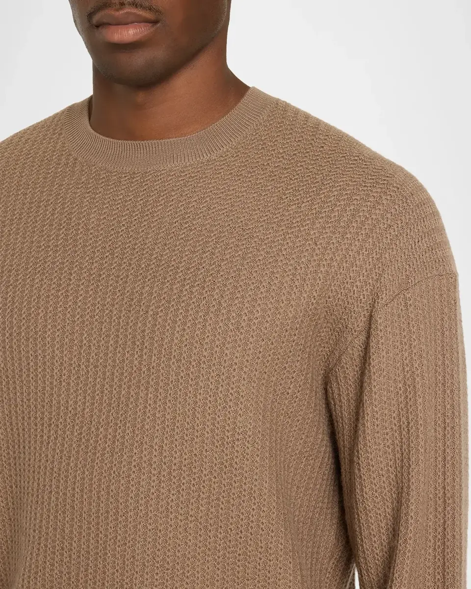 Frame Textured Wool Crewneck Sweater | Thumbnail 8 Frame Textured Wool Crewneck Sweater | Thumbnail 8