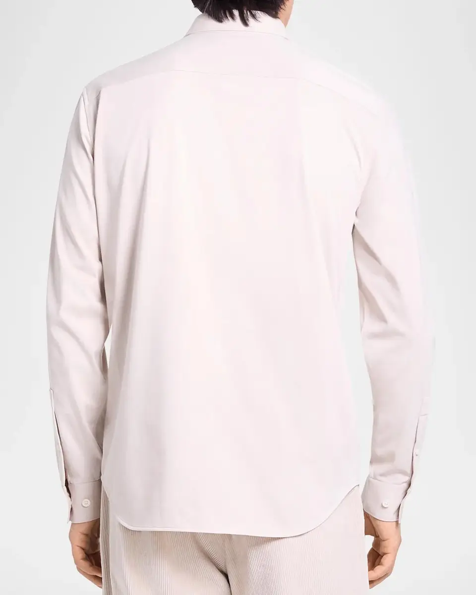Theory Men's Sylvain Shirt in Structure Knit | Thumbnail 3 Theory Men's Sylvain Shirt in Structure Knit | Thumbnail 3