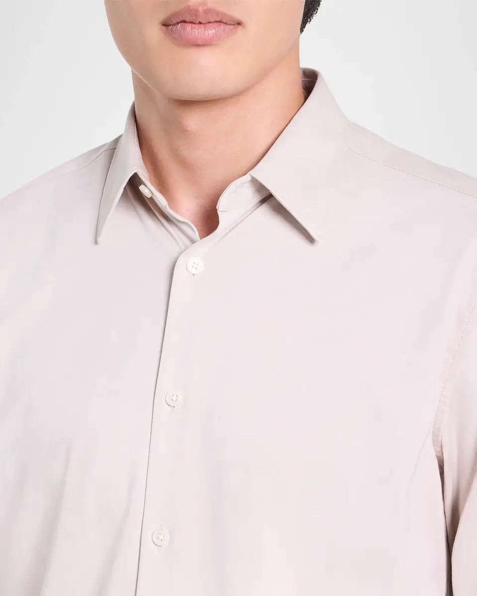 Theory Men's Sylvain Shirt in Structure Knit | Thumbnail 6 Theory Men's Sylvain Shirt in Structure Knit | Thumbnail 6