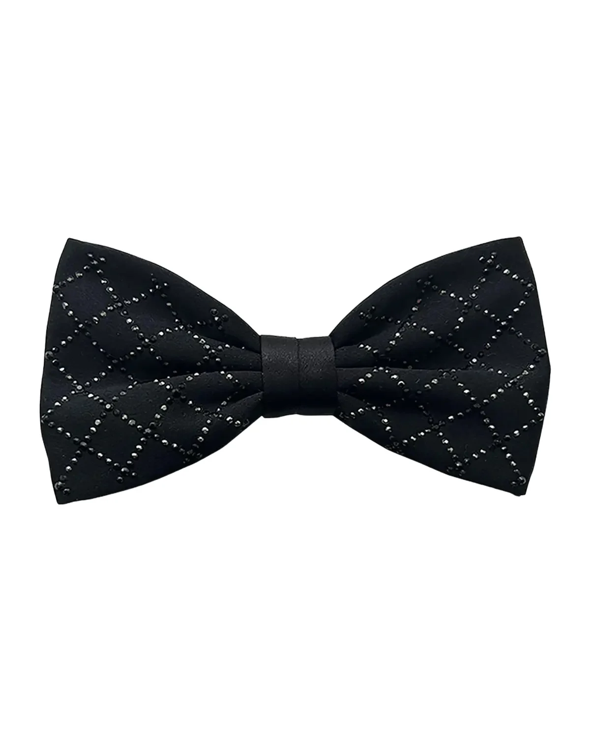 Stefano Ricci Men's Silk Crystal-Grid Bow Tie