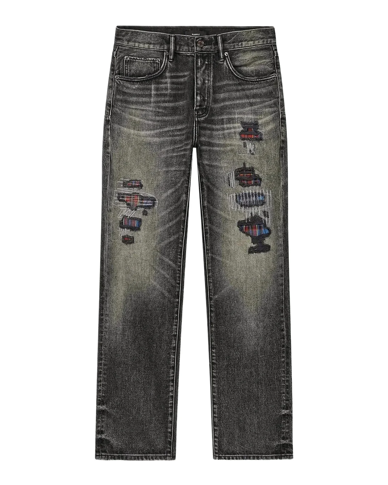 Rip & Repair Straight-Leg Jeans Rip & Repair Straight-Leg Jeans
