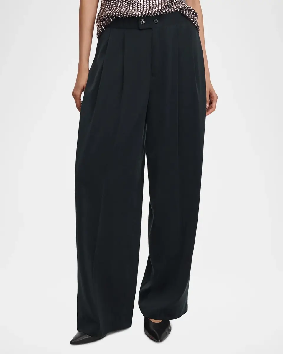 rag & bone Shania Pleated Wide-Leg Pants | Thumbnail 4 rag & bone Shania Pleated Wide-Leg Pants | Thumbnail 4