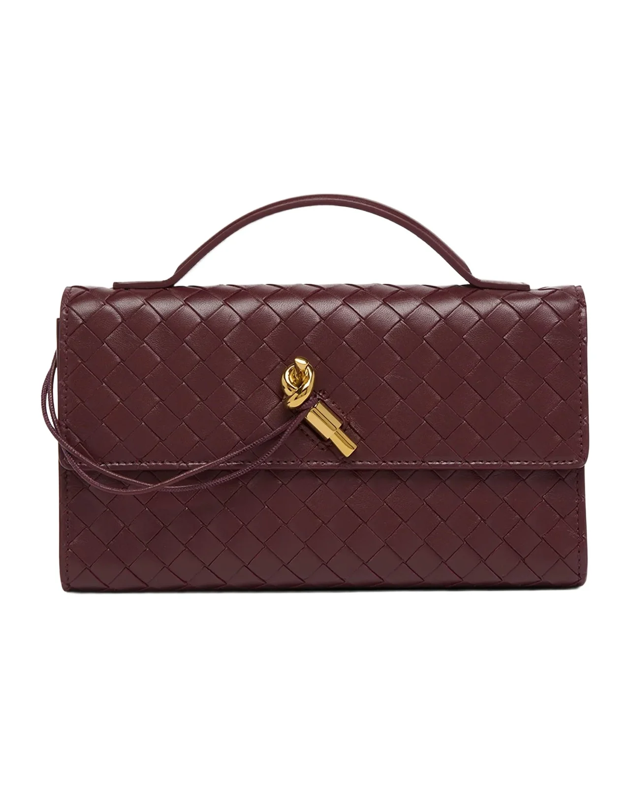 Andiamo Leather Clutch