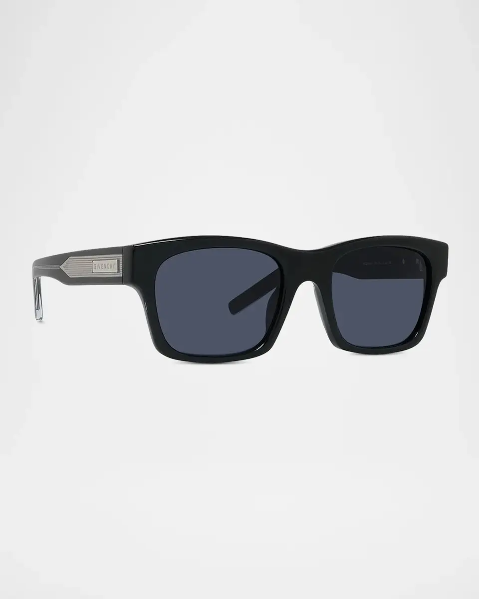 Givenchy Men's Day Acetate-Nylon Rectangular Sunglasses | Thumbnail 3 Givenchy Men's Day Acetate-Nylon Rectangular Sunglasses | Thumbnail 3