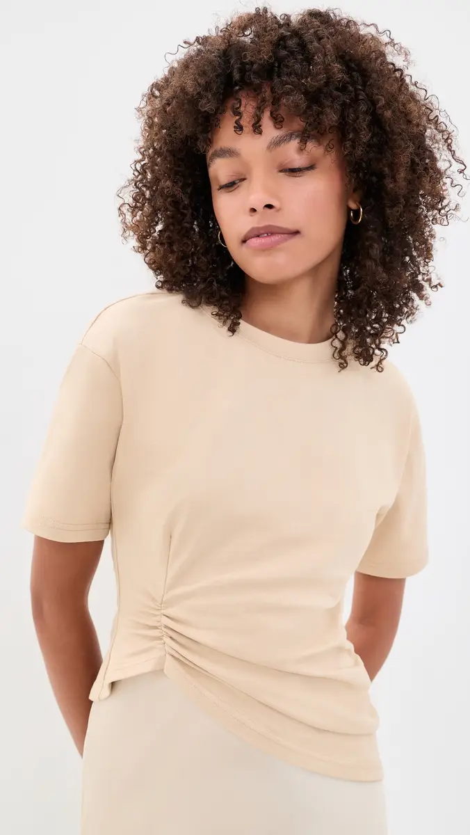LIONESS In Transit Tee Almond | Thumbnail 2