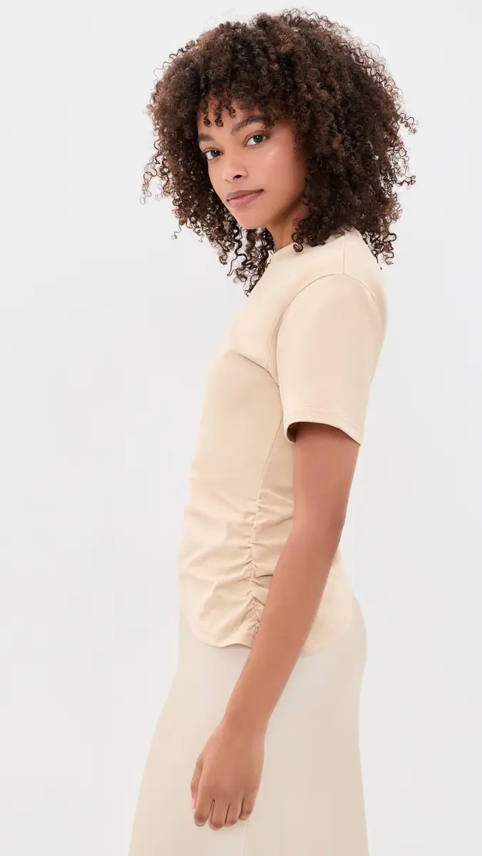 LIONESS In Transit Tee Almond | Thumbnail 4