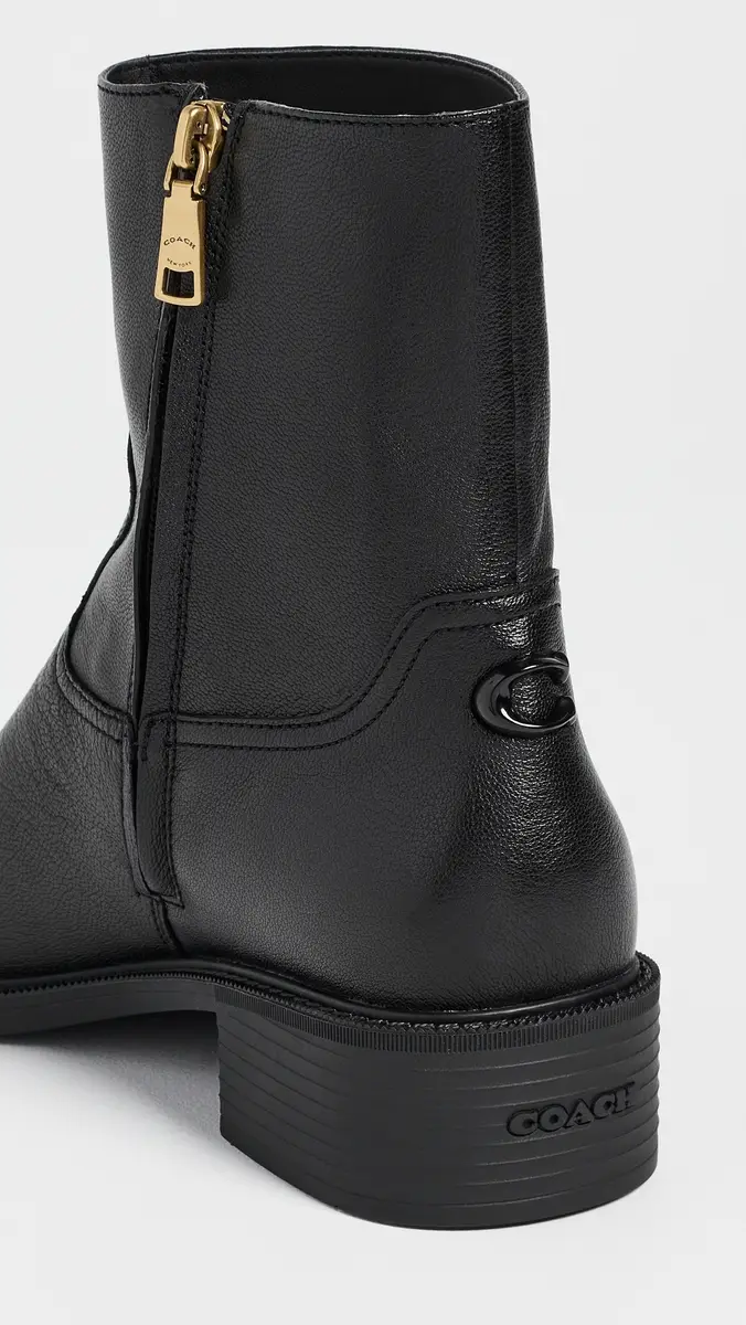 Coach Sculpted C Pointed Toe Booties | Thumbnail 4 Coach Sculpted C Pointed Toe Booties | Thumbnail 4