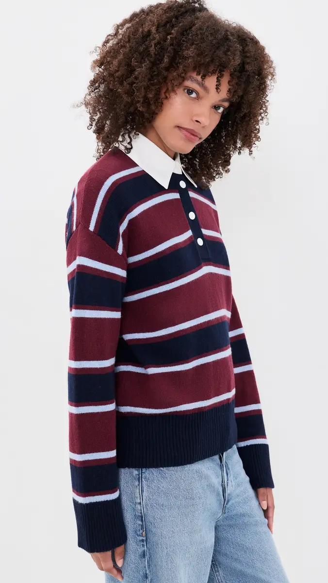 RAILS Paxton Polo Sweater | Thumbnail 4 RAILS Paxton Polo Sweater | Thumbnail 4
