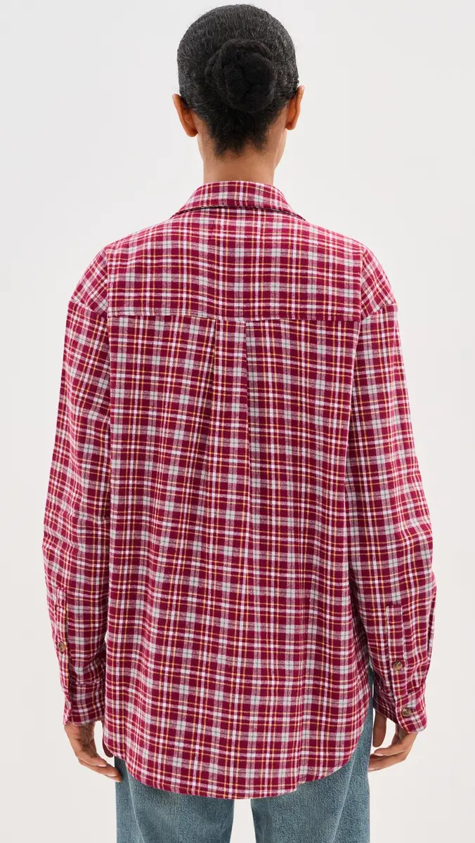 LE BOP Winnie Button Down Flannel | Thumbnail 3