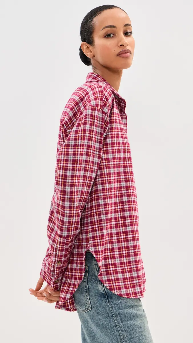 LE BOP Winnie Button Down Flannel | Thumbnail 4