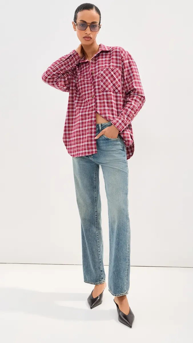 LE BOP Winnie Button Down Flannel | Thumbnail 5