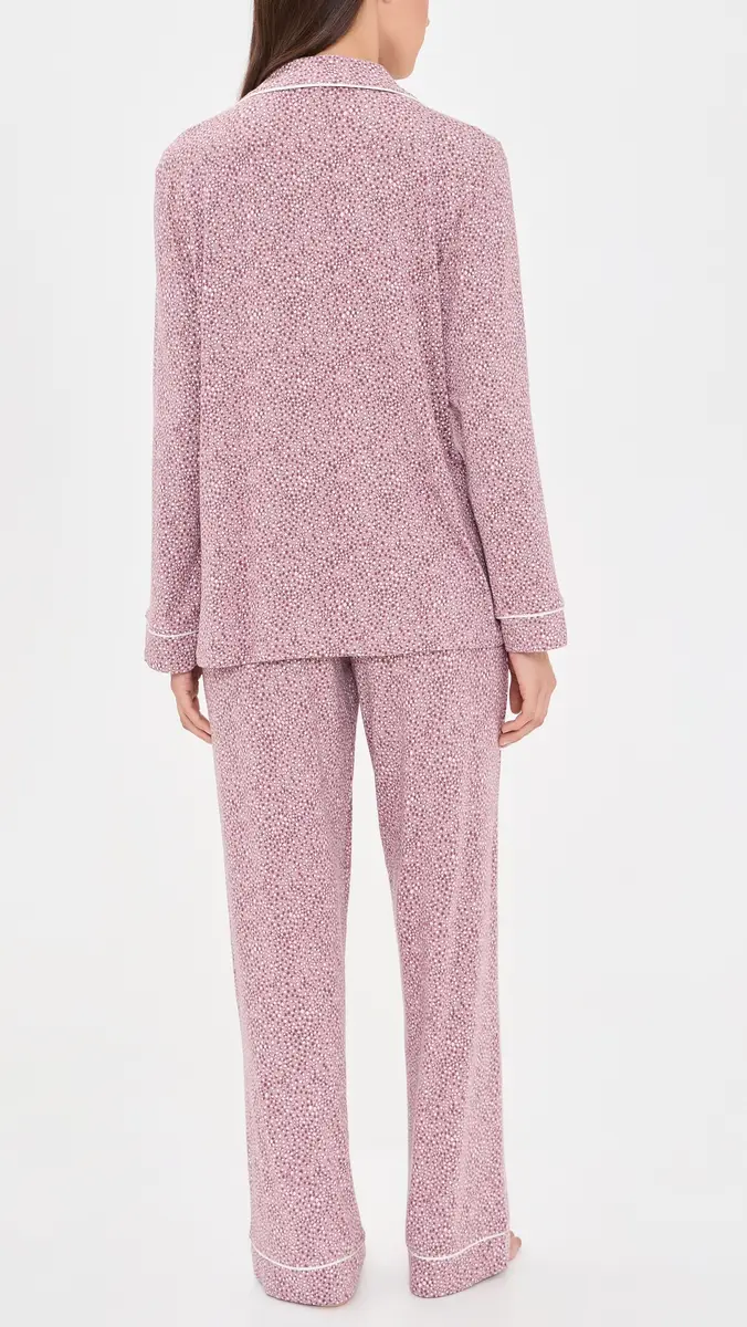 Eberjey Gisele Printed Long Pajama Set | Thumbnail 3 Eberjey Gisele Printed Long Pajama Set | Thumbnail 3